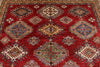 9x12 Red and Beige Kazak Tribal Rug