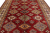 9x12 Red and Beige Kazak Tribal Rug