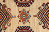 3x23 Ivory and Red Kazak Tribal Runner