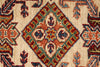 3x23 Ivory and Red Kazak Tribal Runner