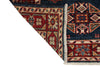 3x6 Navy and Red Kazak Tribal Runner