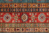 5x7 Blue and Red Kazak Tribal Rug