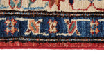 3x5 Red and Ivory Kazak Tribal Rug