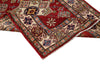 3x5 Red and Ivory Kazak Tribal Rug