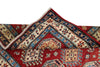 3x5 Red and Ivory Kazak Tribal Rug