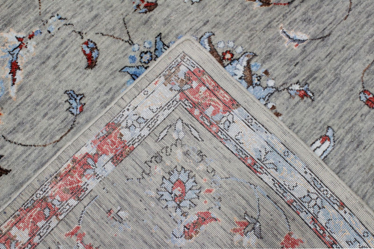 9x12 Gray and Multicolor Modern Contemporary Rug