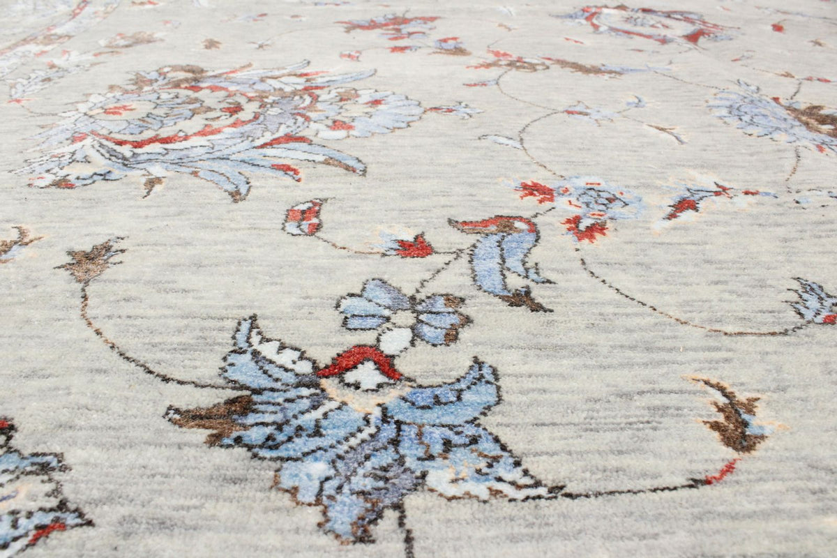 9x12 Gray and Multicolor Modern Contemporary Rug