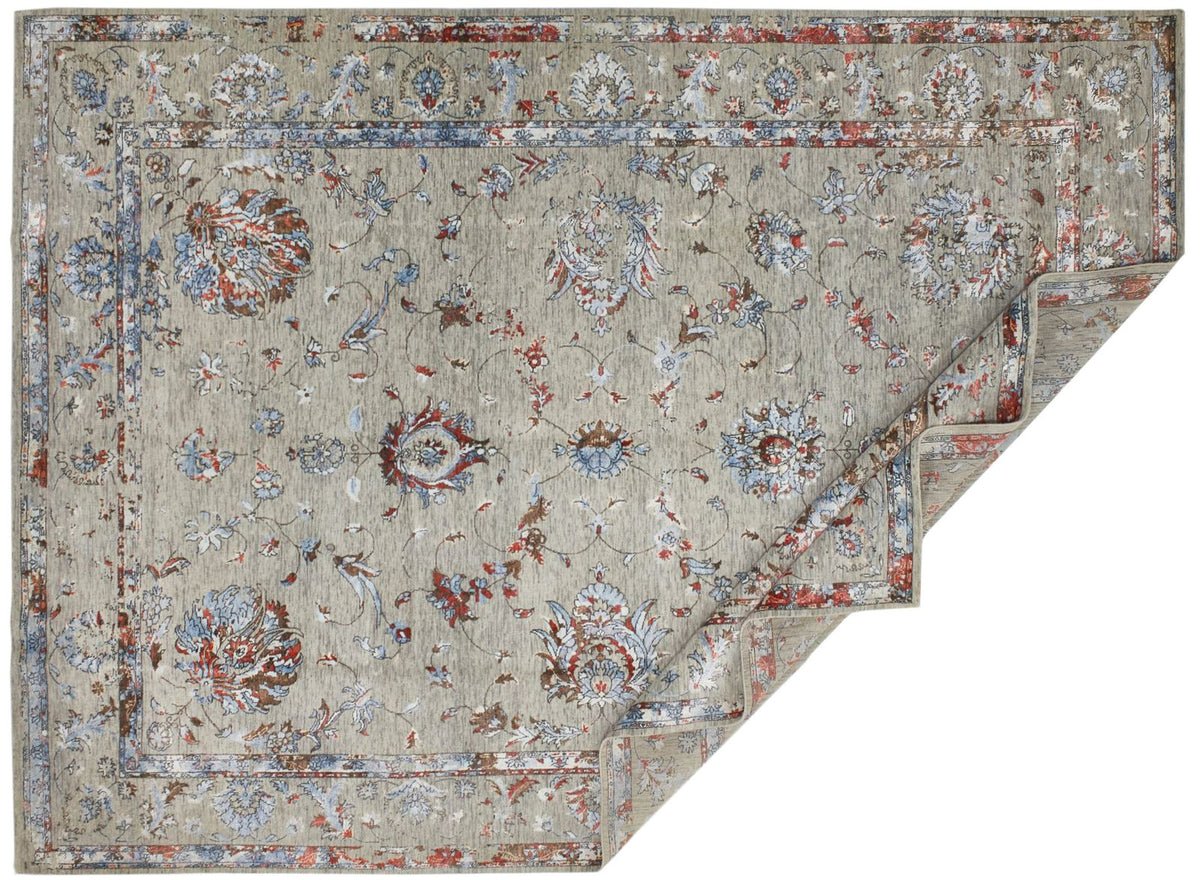 9x12 Gray and Multicolor Modern Contemporary Rug