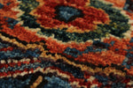 8x10 Red and Blue Anatolian Traditional Rug