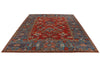8x10 Red and Blue Anatolian Traditional Rug