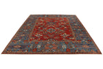 8x10 Red and Blue Anatolian Traditional Rug