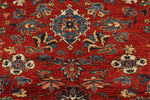 8x10 Red and Blue Anatolian Traditional Rug