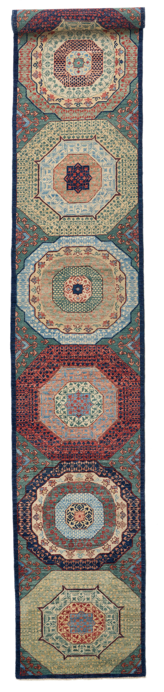 3x18 Multicolor Turkish Tribal Runner