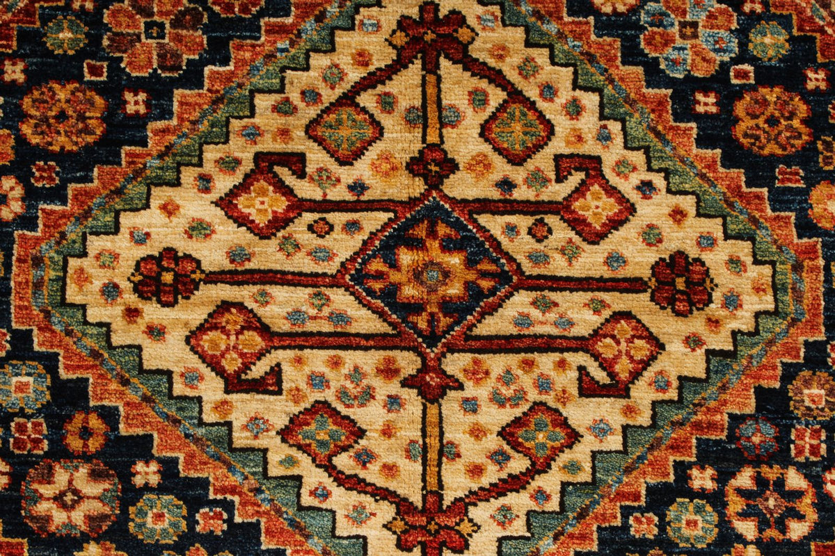 5x7 Red and Ivory Anatolian Traditional Rug