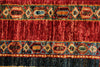 3x4 Multicolor and Red Turkish Tribal Rug