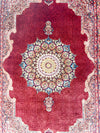 3x4 Red and Multicolor Turkish Silk Rug