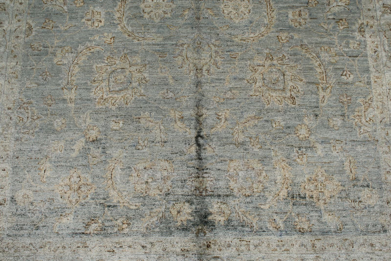 6x8 Blue and Gray Anatolian Traditional Rug