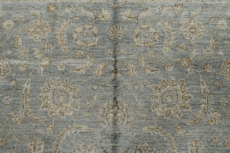 6x8 Blue and Gray Anatolian Traditional Rug