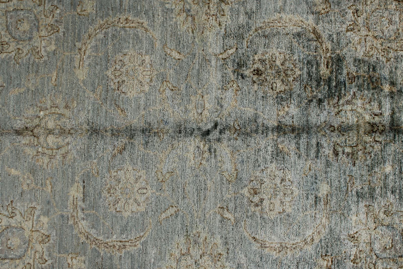 6x8 Blue and Gray Anatolian Traditional Rug