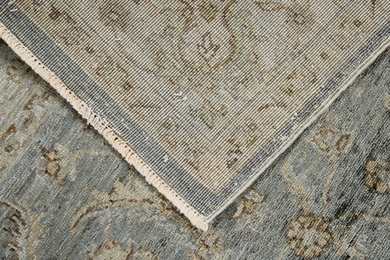 6x8 Blue and Gray Anatolian Traditional Rug