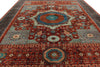 12x17 Red and Green Turkish Tribal Rug