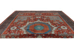 12x17 Red and Green Turkish Tribal Rug