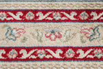 7x10 Blue and Ivory Turkish Antep Rug