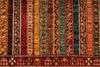 5x7 Blue and Multicolor Turkish Tribal Rug