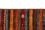 5x7 Red and Multicolor Tribal Rug