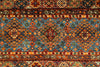 5x7 Red and Multicolor Tribal Rug