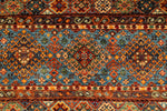 5x7 Red and Multicolor Tribal Rug