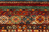 5x7 Red and Multicolor Tribal Rug
