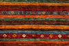5x7 Red and Multicolor Tribal Rug