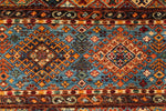 5x7 Red and Multicolor Tribal Rug
