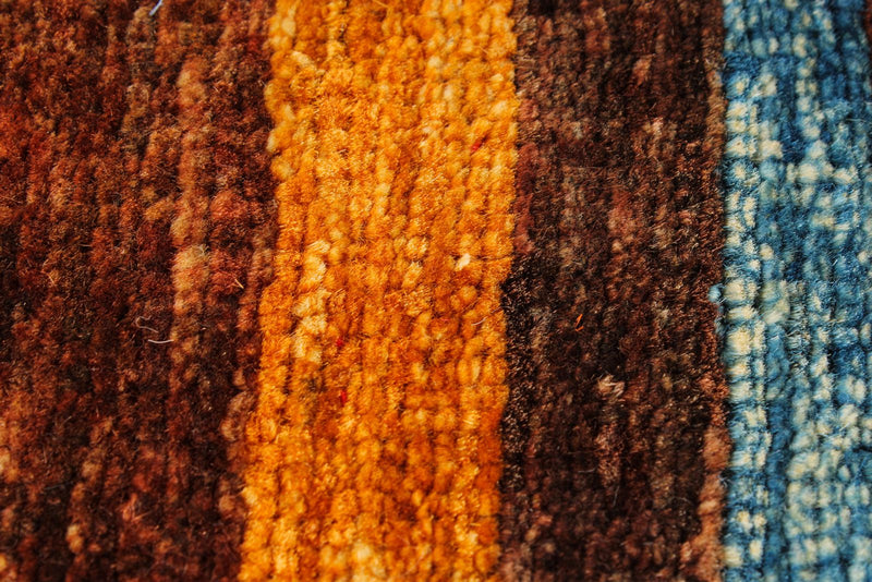 5x7 Red and Multicolor Tribal Rug