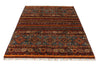 5x7 Red and Multicolor Tribal Rug