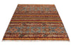 5x7 Red and Multicolor Tribal Rug