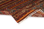 5x7 Red and Multicolor Tribal Rug