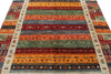 6x8 Multicolor and Red Tribal Rug