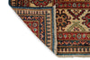 9x12 Light Blue and Ivory Kazak Tribal Rug