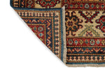 9x12 Light Blue and Ivory Kazak Tribal Rug