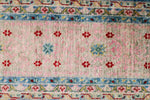 8x10 Blue and Pink Turkish Tribal Rug