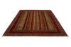 6x9 Multicolor and Red Turkish Tribal Rug