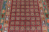 7x10 Red and Blue Anatolian Traditional Rug