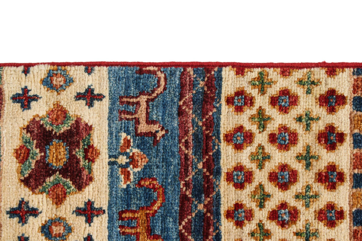6x8 Multicolor Turkish Tribal Rug