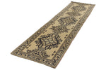 3x11 Brown and Navy Turkish Tribal Runner