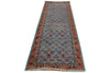 3x10 Blue and Red Traditional Runner
