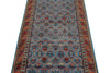 3x10 Blue and Red Traditional Runner