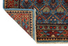 3x10 Blue and Red Traditional Runner