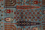 10x14 Navy and Blue Anatolian Traditional Rug